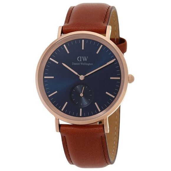 FX04579B NWT Daniel Wellington Fashion Men's Quartz Steel Authentic Watch - Picture 1 of 3